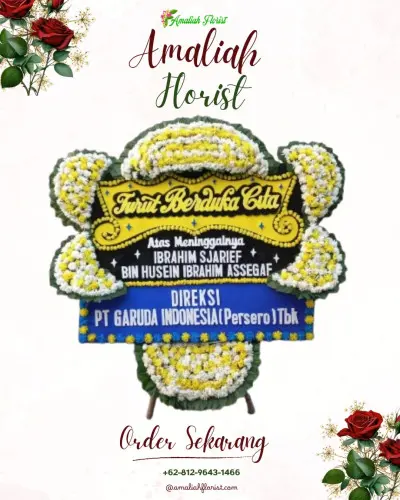 Papan Bunga Duka di Benuamelayu Laut