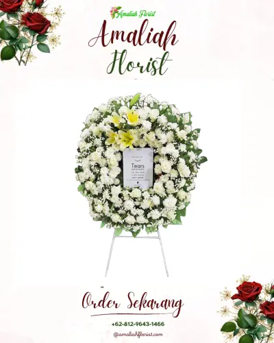 Krans Bunga Duka Cita di Benuamelayu Laut